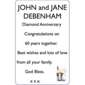 JOHN and JANE DEBENHAM