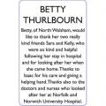 BETTY THURLBOURN