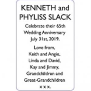 KENNETH and PHYLISS SLACK