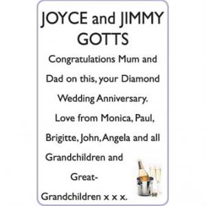 JOYCE and JIMMY GOTTS