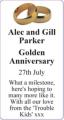 Alec and Gill Parker